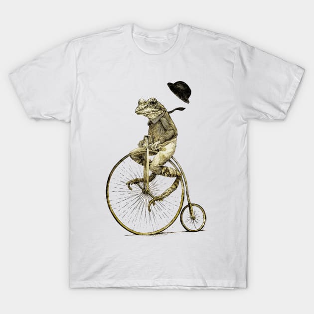 The Penny Farthing Frog T-Shirt by The Blue Box